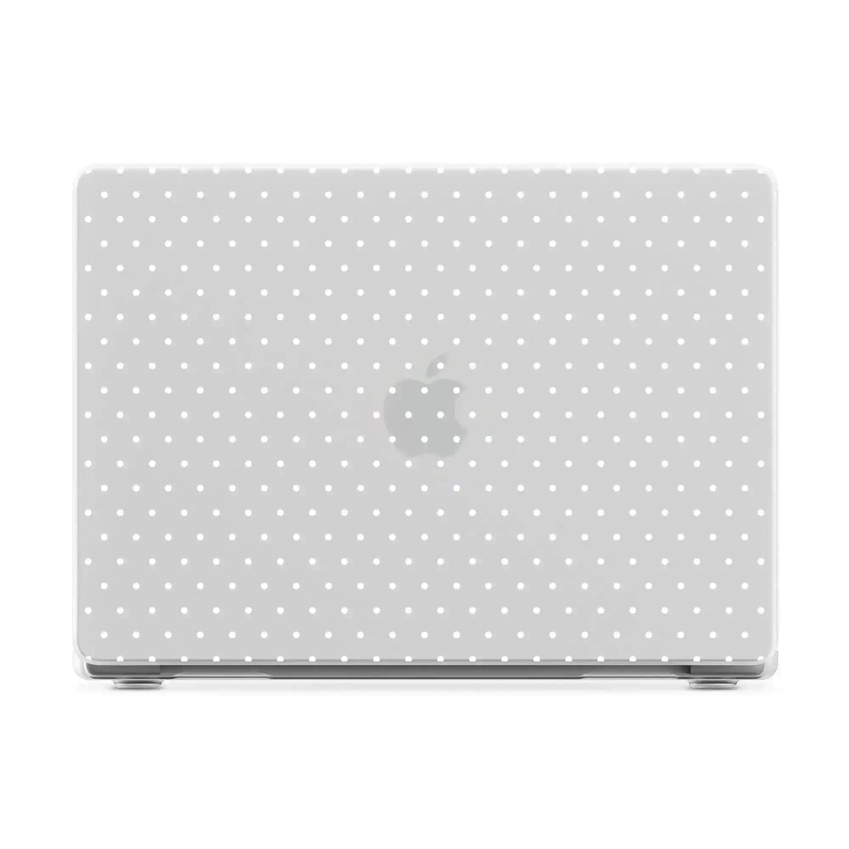 On the Dot | White Polka Dot Laptop Shell