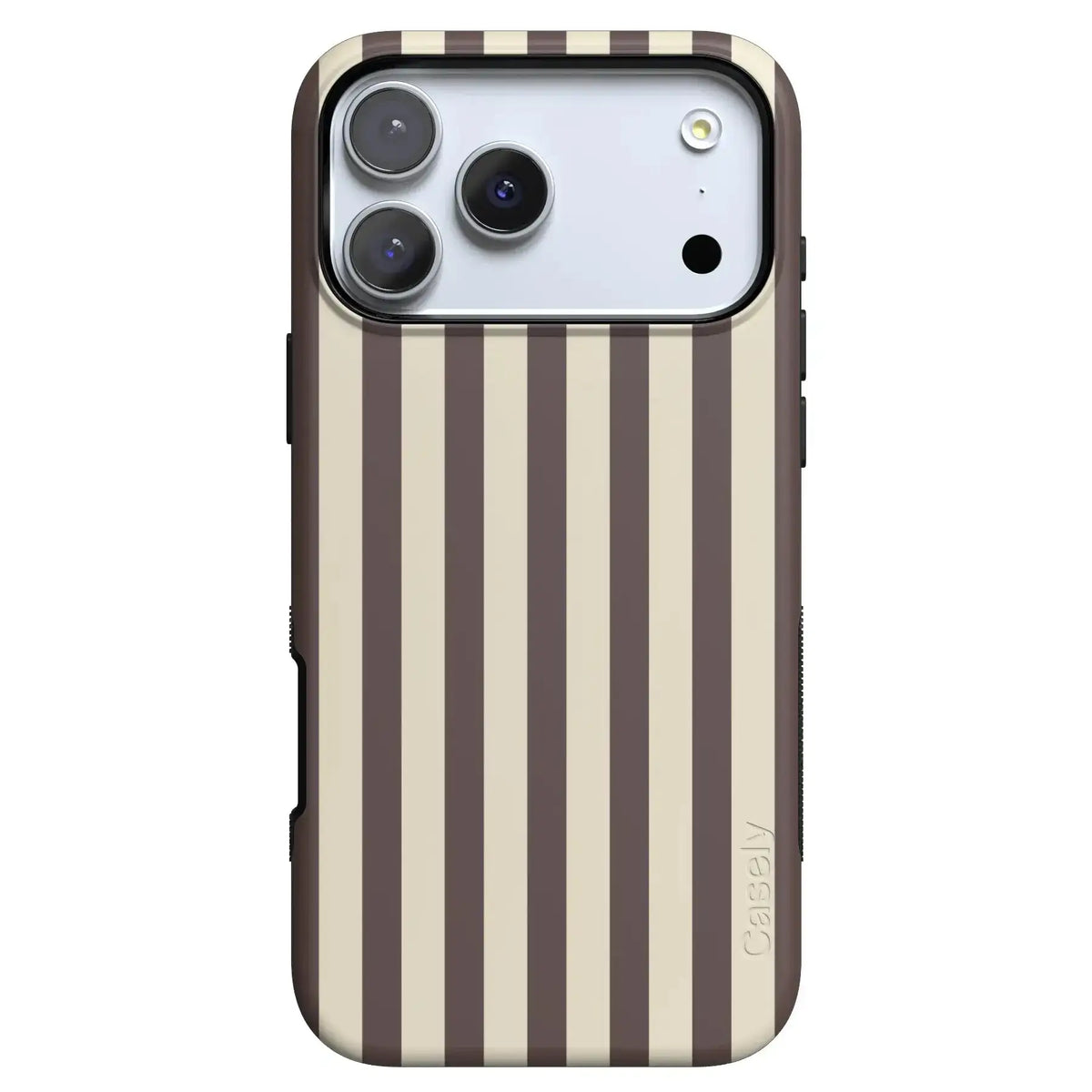 S'more Stripes | Brown Striped Case