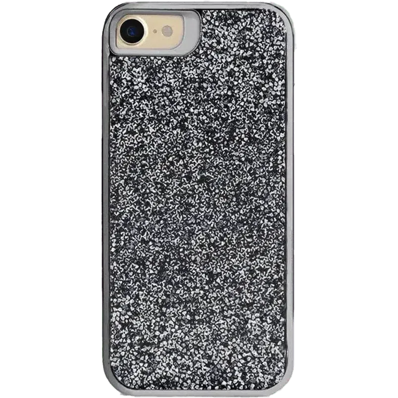 All That Glitter | Charcoal Silver Crystal Case