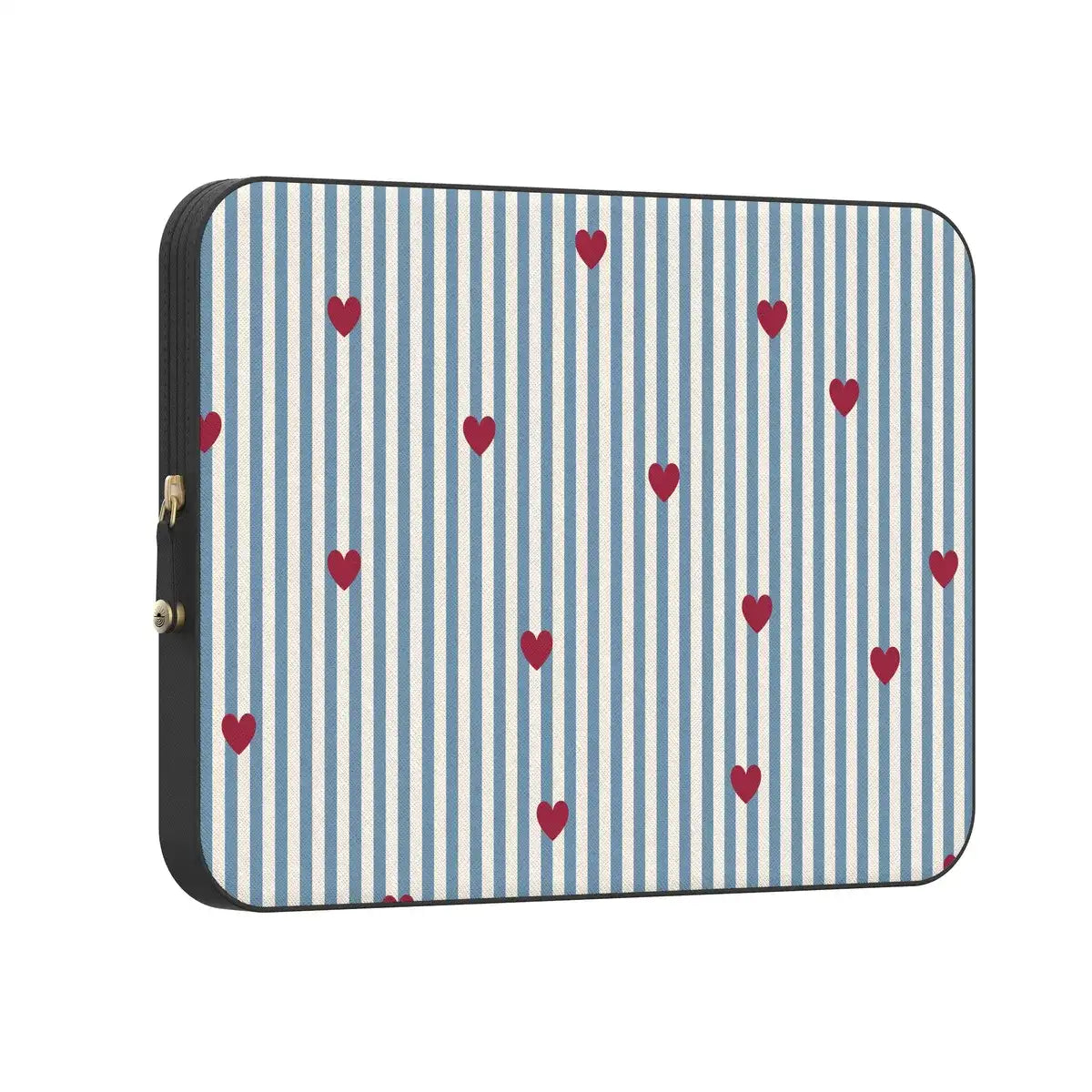 Love Lines | Blue Stripes Laptop Case