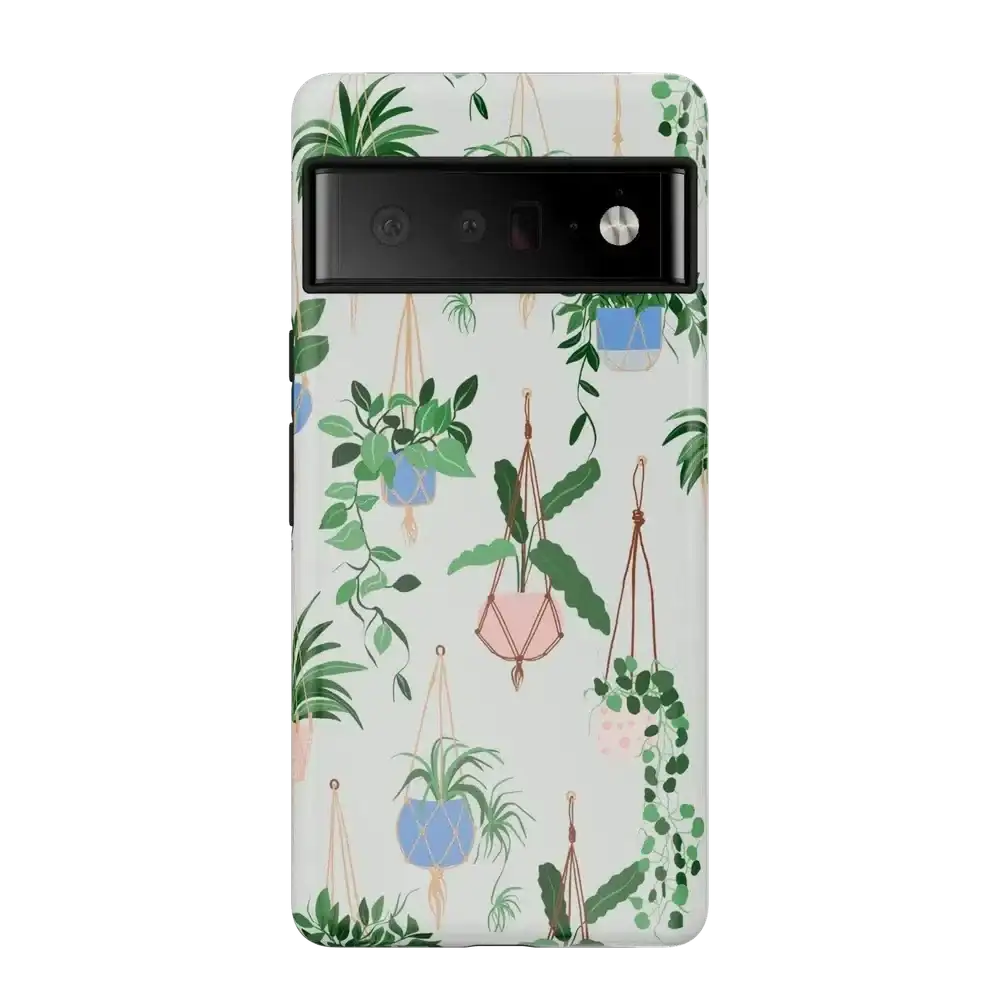 Hanging Around | Potted Plants Floral Google Pixel Case