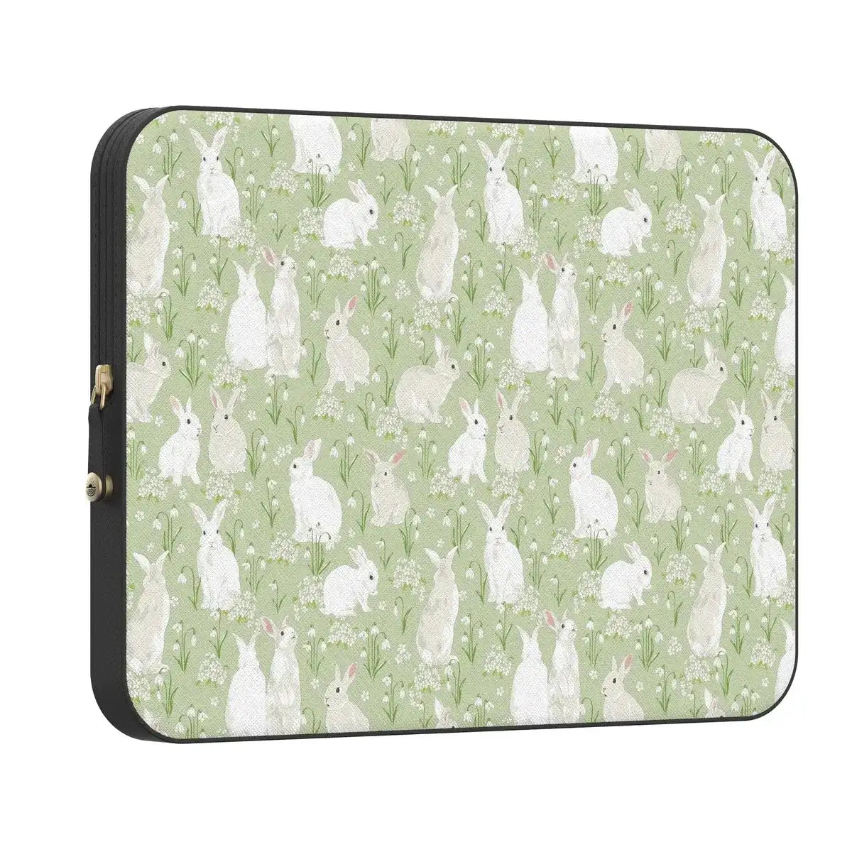 Hop to it | Green Bunny Laptop Case