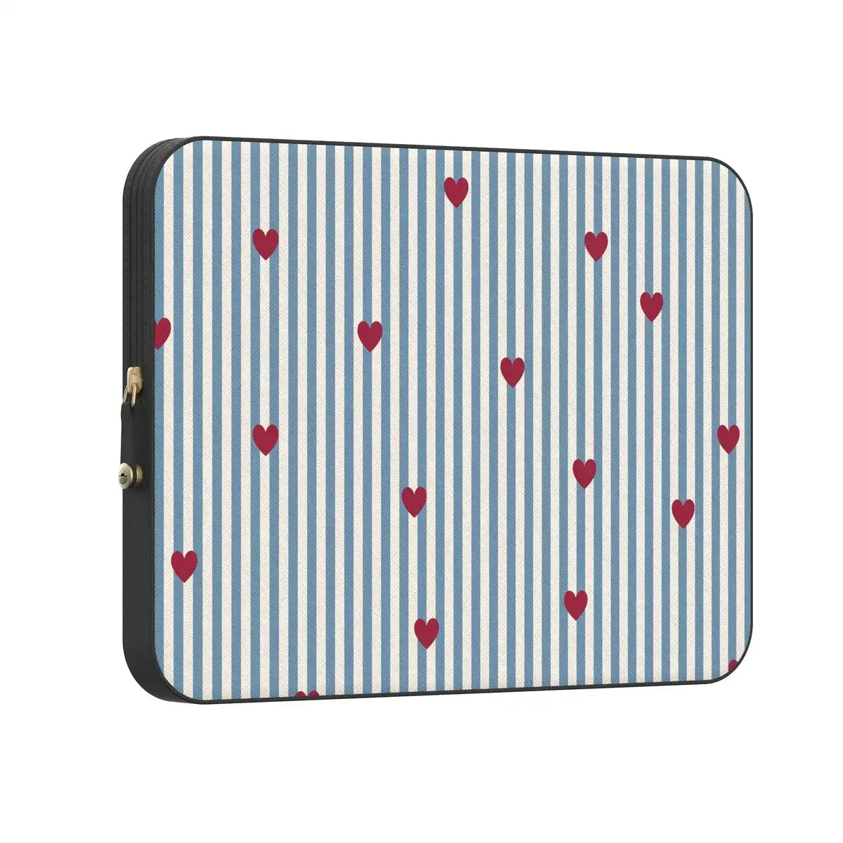 Love Lines | Blue Stripes Laptop Case