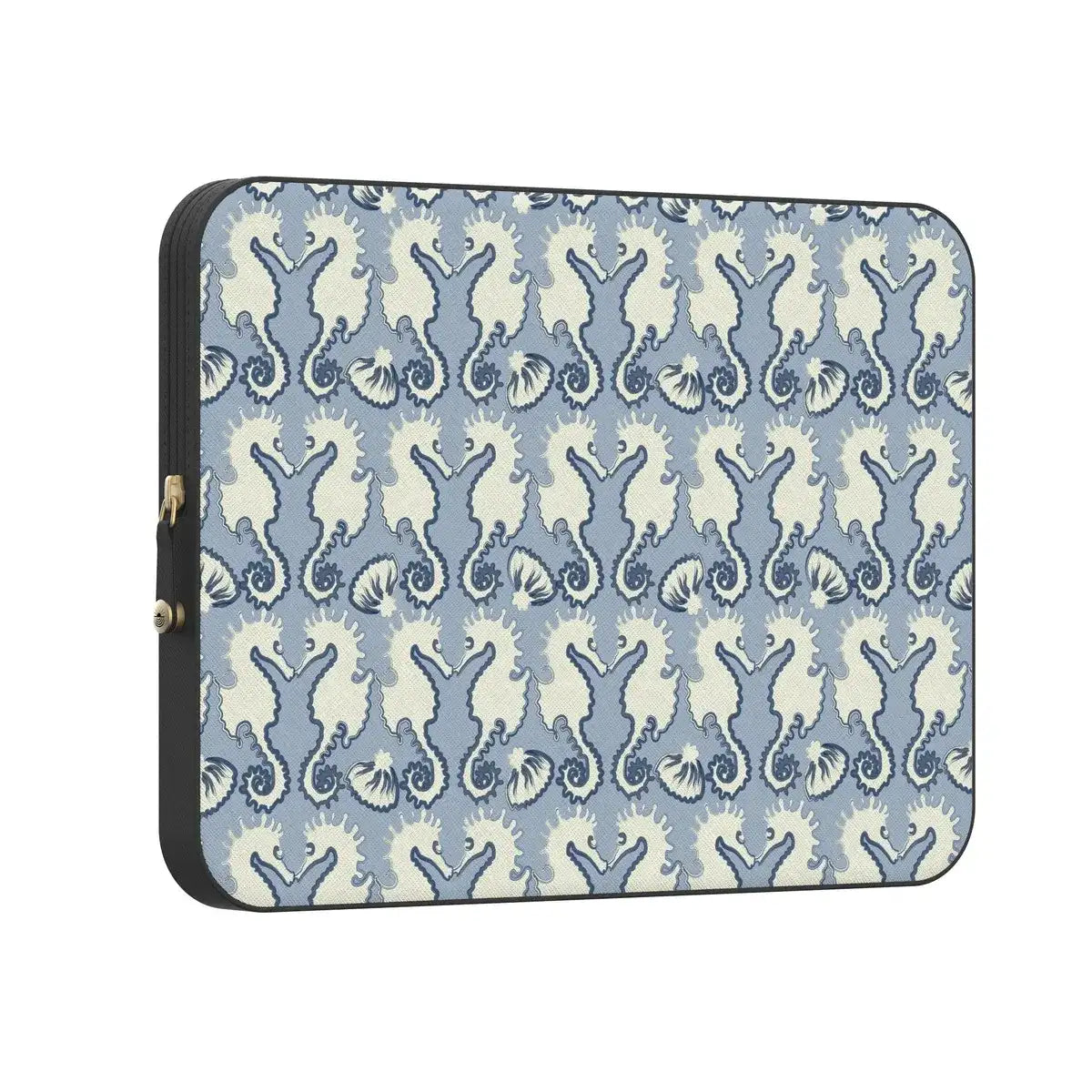 Seahorse Drift | Coastal Blues Laptop Case