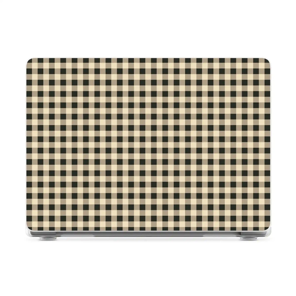 Cedar Lane | Black & Cream Gingham Laptop Shell