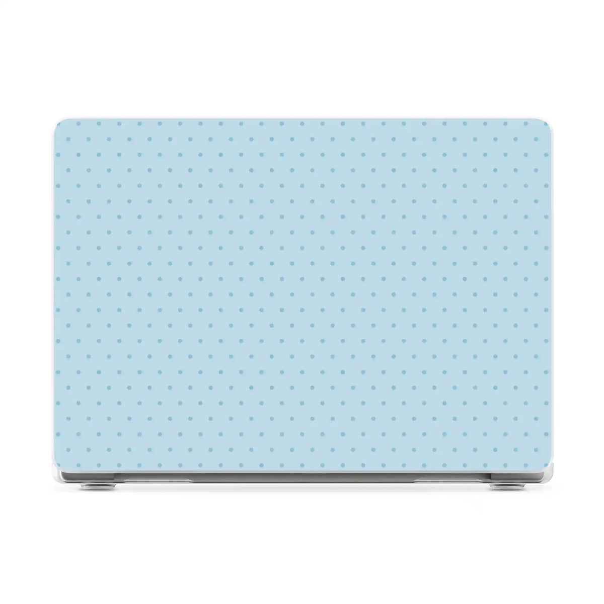 On the Dot | Blue Monochrome Polka Dot Laptop Shell