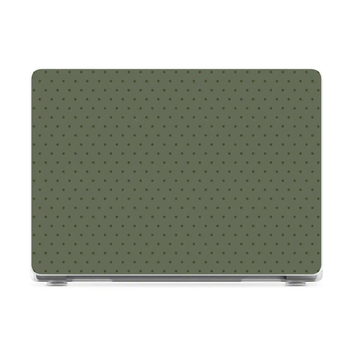 On the Dot | Olive Green Polka Dot Laptop Shell