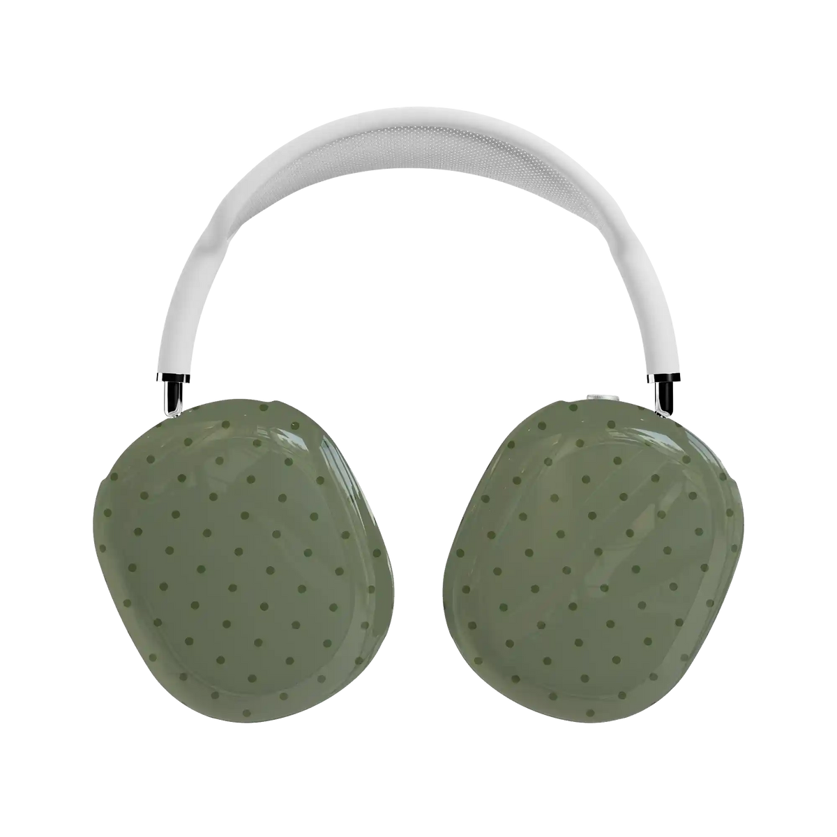 On the Dot | Olive Green Polka Dot AirPods Max Case