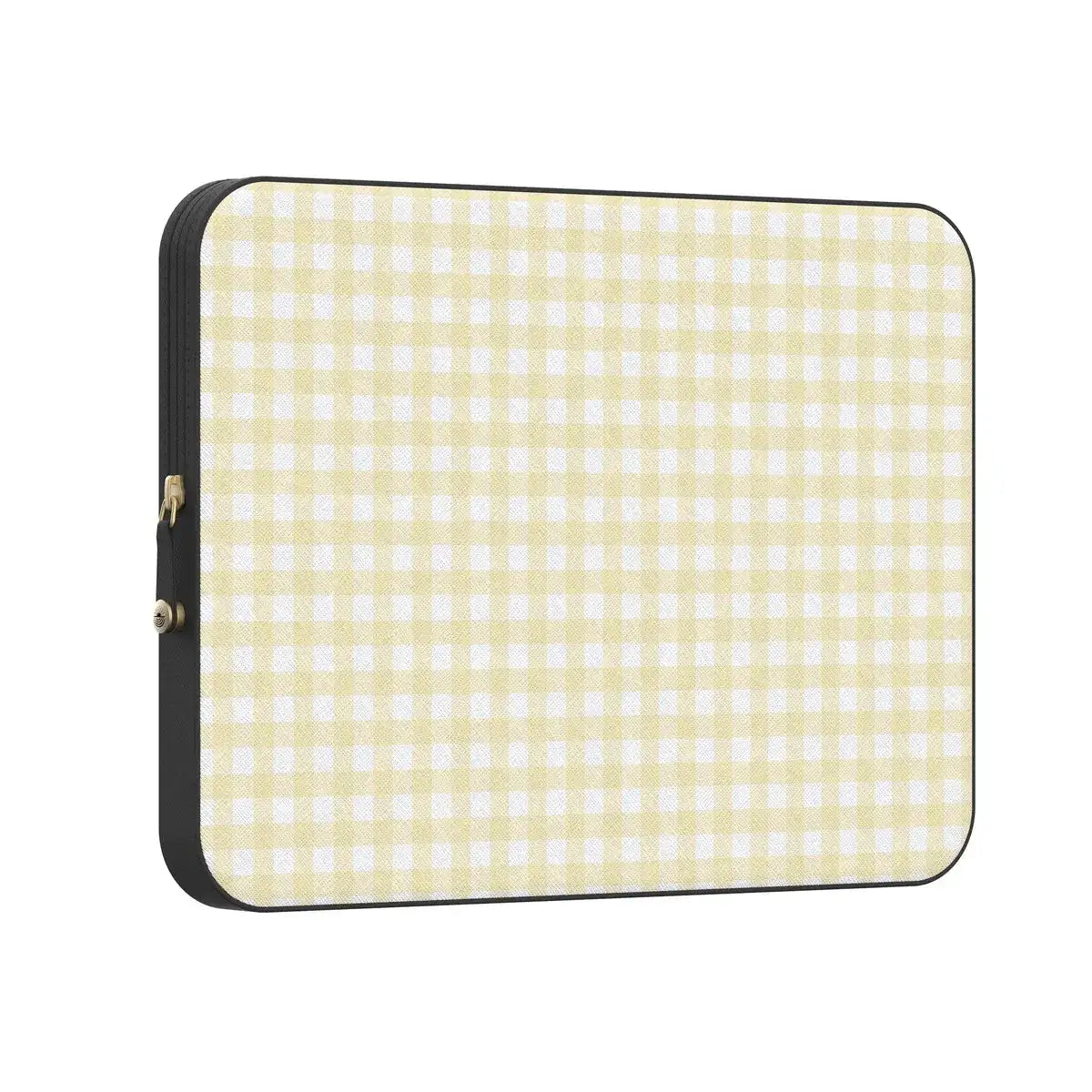 Pastel Picnic | Yellow Gingham Laptop Case