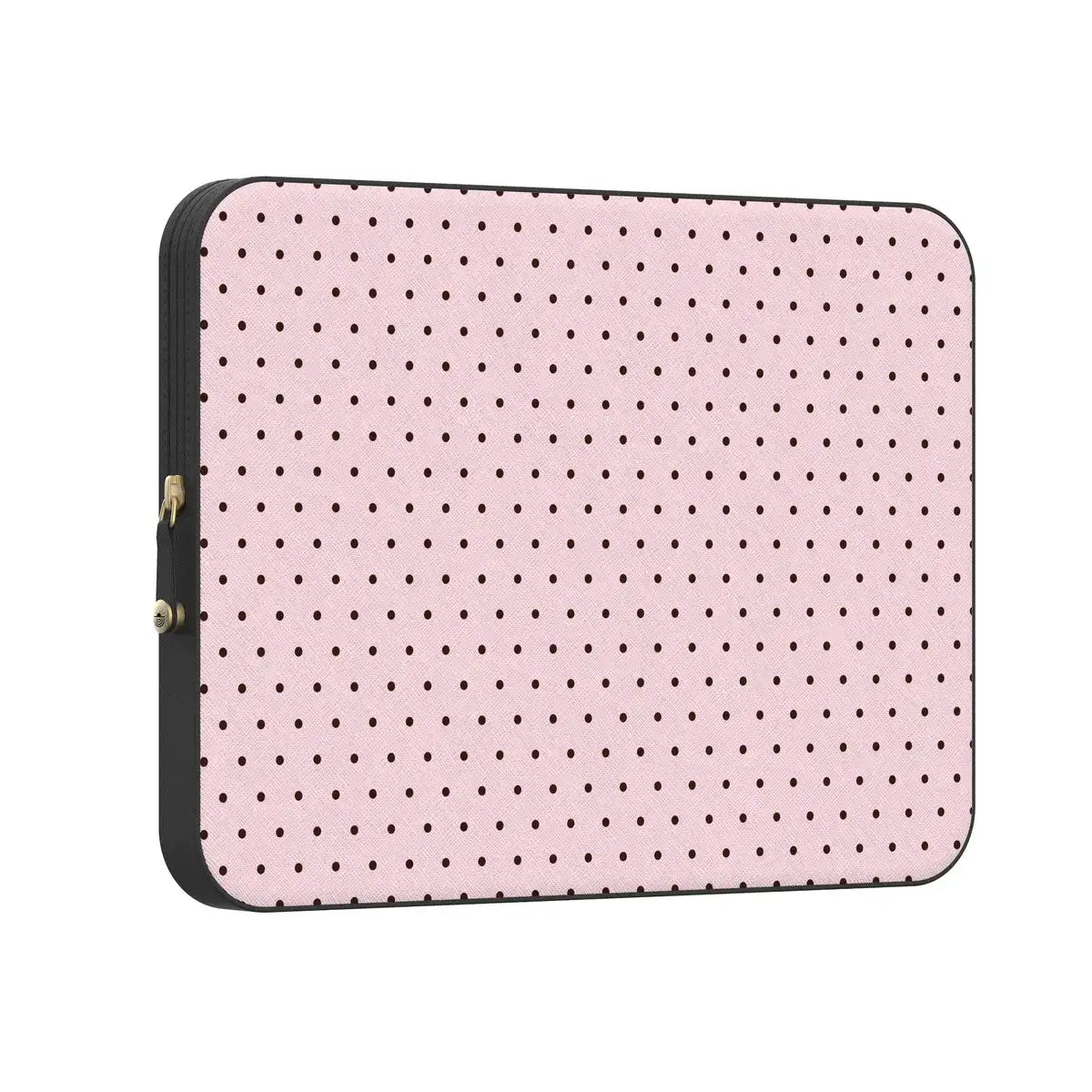 On the Dot | Pink Polka Dot Laptop Case