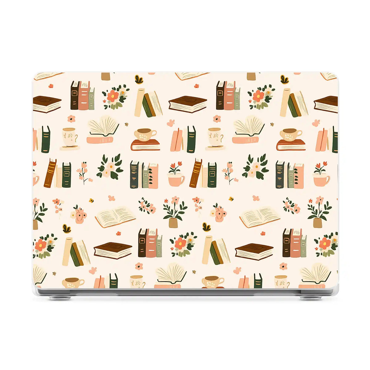 Cozy Fiction | Books & Blooms Laptop Shell