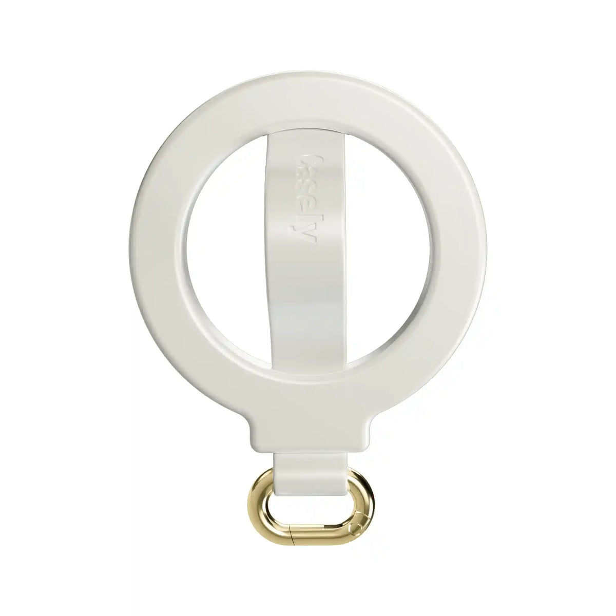 MagRing+ | Bone White Magnetic Adjustable Phone Ring with Keychain