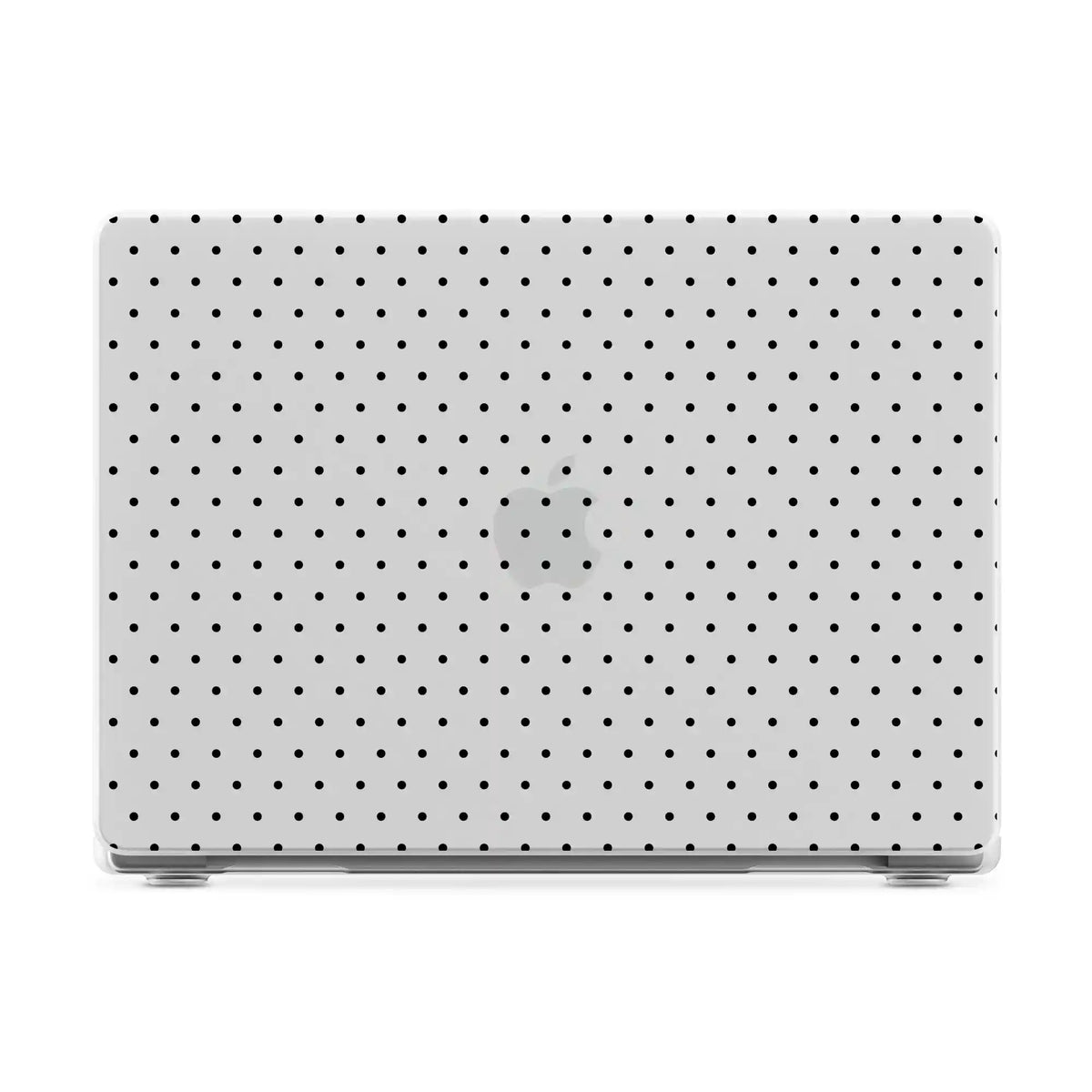 On the Dot | Black Polka Dot Laptop Shell